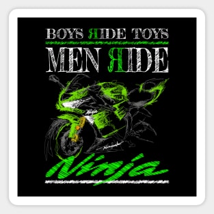 Men Ride ZX 6R Magnet